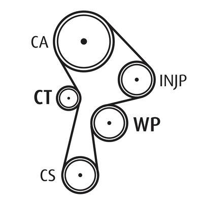 Waterpomp + distributieriem set