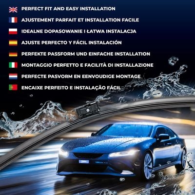 Wisserblad SILENCIO FLAT BLADE SET