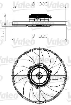 Koelventilatorwiel