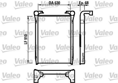 Intercooler, inlaatluchtkoeler NEW ORIGINAL PART