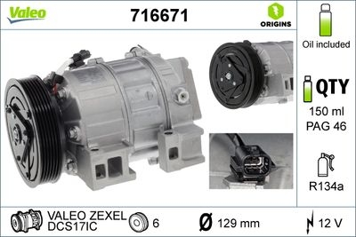 Compressor, airconditioning NEW ORIGINAL PART