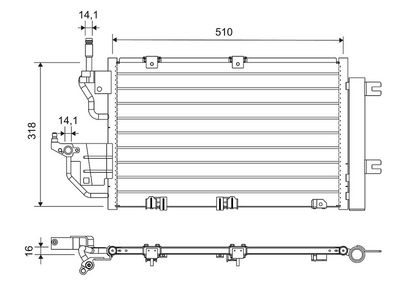 Condensor, airconditioning