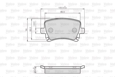 Remblokkenset, schijfrem OPTIPACK for LCV