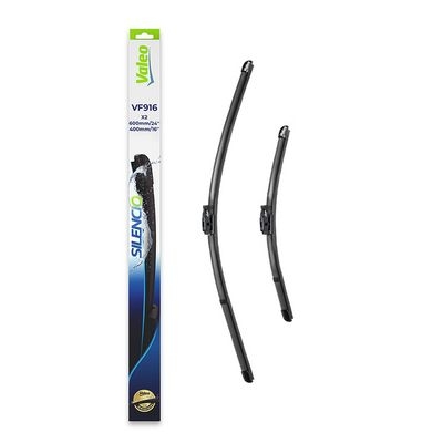 Balai d'essuie-glace SILENCIO FLAT BLADE SET