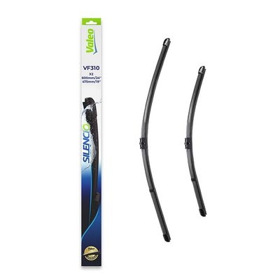 Balai d'essuie-glace SILENCIO FLAT BLADE SET