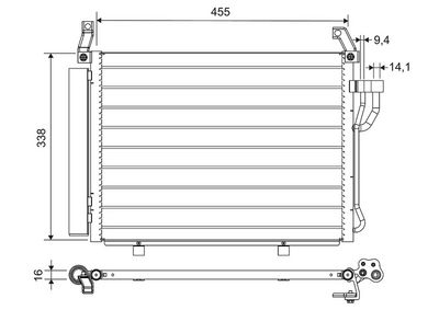 Condensor, airconditioning