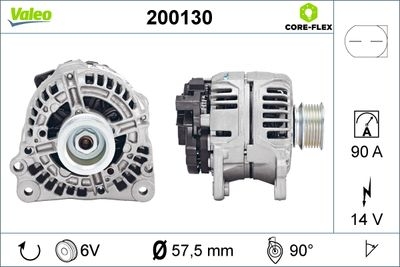 Dynamo / Alternator VALEO CORE-FLEX