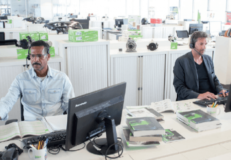 Le support technique avec la hotline technique